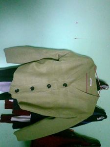 Green Button-Down Cardigan