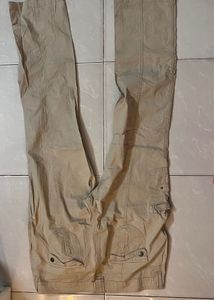 Lowrise Khaki Cargo Pants