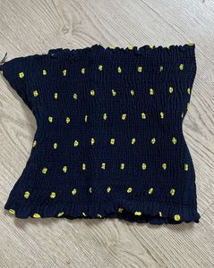 Tube Top Navy Blue