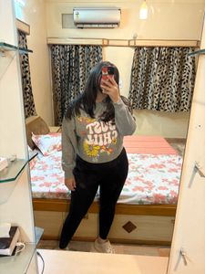 Grey "Just Chill" Graphic Sweatshirt