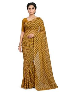Elegant Black Saree with Heart Motifs
