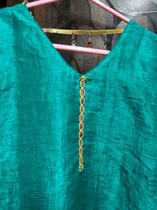 Beautiful Teal Kurta size XXL 🌟😄