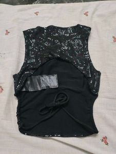 Sparkly Sequin Sleeveless Top