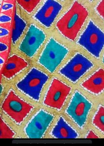 Embroidered suit with Floral Motifs