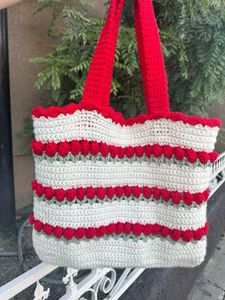 Crochet Tulip Tote bag
