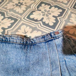 Zara Denim Skort