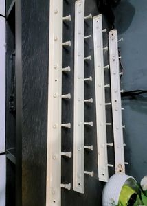 4 Set Cloth Hanger High Quality Metal Rail 8