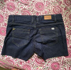 Dark Wash Denim Shorts