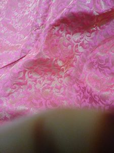 Elegant coral Pink Brocade Lehenga