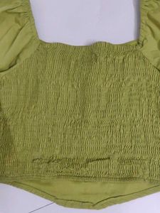 Green corset Crop Top🌿✨💚