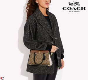COACH**MEDIUM DARCIE CARRYALL BAG*WD box