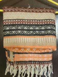 Boho Geometric Print Scarf