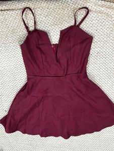 Maroon dress