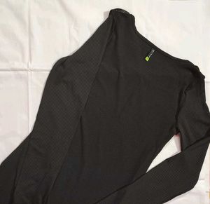Elegant Black Long Sleeve Dress