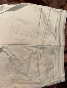 H&amp;m Beige  Twill Trousers