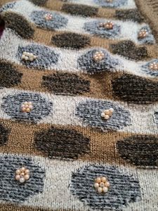Vintage Patterned Cardigan