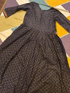 Blue Printed Naira Cut Suit