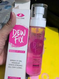 Pink Fire Dew Fix Makeup Lock Spray