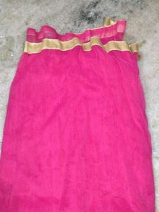 Pink Embroidered Dupatta set of 2