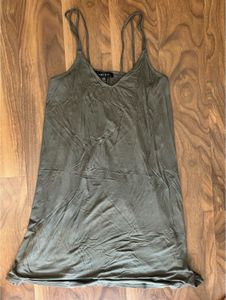 Olive Green Slip Dress