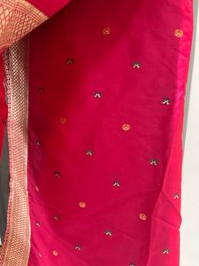 Vibrant Ethnic Lehenga Skirt with Dupatta