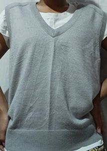 Gray Sweater Vest