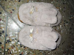 bunny fur slipper
