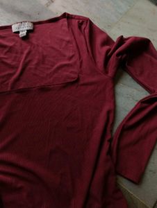 Long Sleeve Square Neck Bodysuit