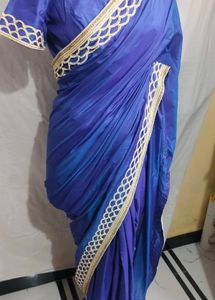 shinning 🌟 magic silk fabric shin like purple an