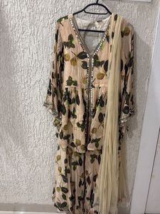 Kurta Set with Dupatta & flared botto