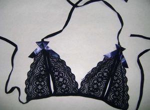 Sexy Blue Lace Bra and Panty Set