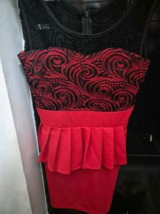 Lace Detail Party Dress
