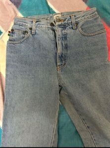 MOSCHINO Light Wash Mom Jeans