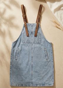 Denim Pinafore Dress