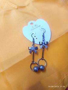New Cute Bow Drop Earrings
