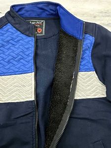 Men's Blue &amp; Navy Zip-Up Jacket