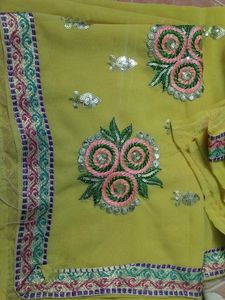 Yellow Color Saree
