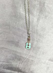 Cute Guitar Pendant Necklace