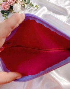 Cute Purple Wristlet pouche