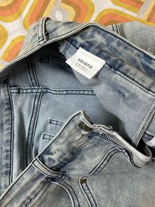 Denim Mini Skort