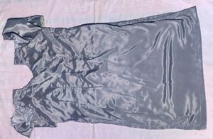 Pathani suit silky soft shining Elegant Grey Satin