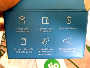 Jiofi 2 Portable Hotspot
