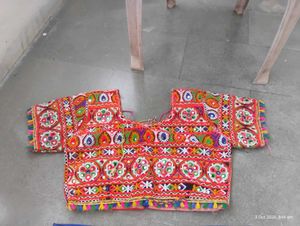 Embroidered Lehenga Choli with beautiful cotton pa
