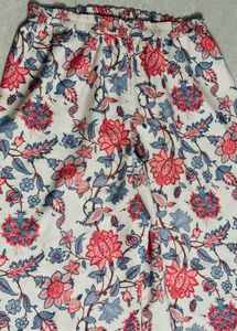 Floral Print Palazzo Pants