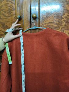 Rust Duster Cardigan Coat