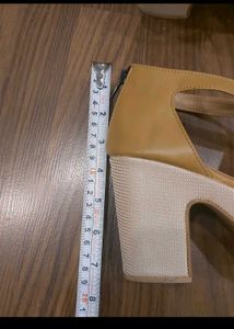 ELLE Tan Platform Heels