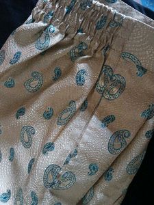 Paisley Print Palazzo Pants