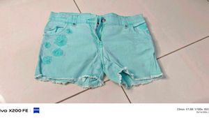 sea green shorts
