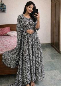 Floral Ethnic Gown