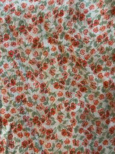 Floral Print Maxi Dress with Slit